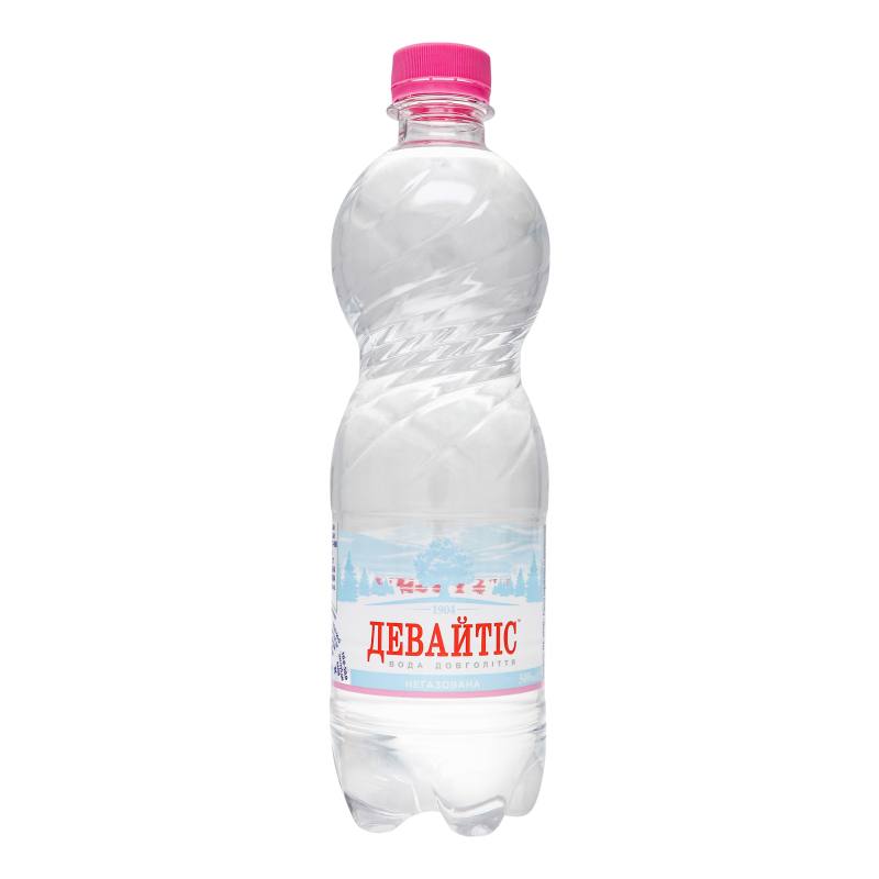 Вода питна ДЕВАЙТІС, негазована, 0,5л